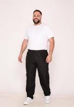Calça Masculina Big Nylon Preto 7788 F075