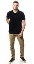 Calça Masculina Bolso Faca com Elástico no Cós Bege - CO2 Calça Masculina Bolso Faca com Elástico no Cós Bege - CO2