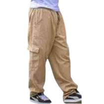 Calça Masculina Cargo Skatista Larga