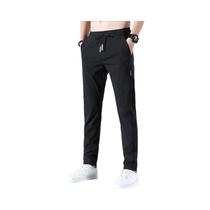 Calça Masculina Casual de Verão - Gelo Seda, Elástica e Respirável Calça Masculina Casual de Verão - Gelo Seda, Elástica e Respirável
