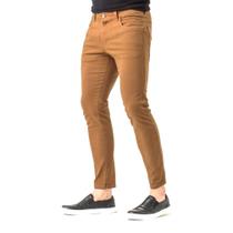 Calça Masculina Color Super Skinny Fit Caramelo Zune