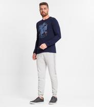 Calça Masculina Com Bolso Diametro Cinza