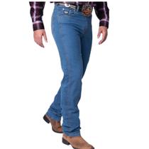 Calça Masculina Country Rodeio Cowboy Jeans Reta Elastano Tabaco-7002 - Laço Certeiro