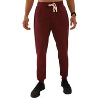 Calça Masculina de Moletom com Punho Lupo