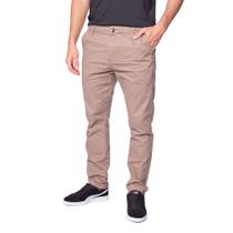 Calça Masculina de Sarja HMO Jeans Reta Caqui