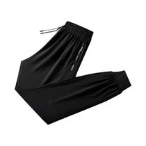 Calça Masculina de Verão em Gelo Seda - Secagem Rápida, Casual e Perna Larga