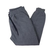 Calça Masculina Delkor Moletom Peluciado Plus Size Cinza Médio - 168018