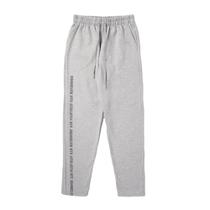 Calça Masculina Desayner Moletom Básica Reta Cinza