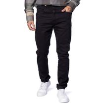 Calça Masculina Dixie em Sarja Slim Preto Calça Masculina Dixie em Sarja Slim Preto