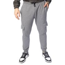 Calça Masculina Dixie Jogger Cargo Cintura Média Cinza Calça Masculina Dixie Jogger Cargo Cintura Média Cinza