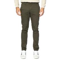 Calça Masculina Dixie Sarja Slim Verde Militar Calça Masculina Dixie Sarja Slim Verde Militar
