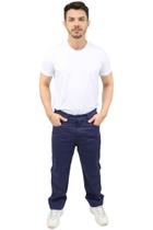 Calça Masculina em Brim cós 1/2 Elástico