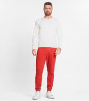 Calça Masculina Em Moletom Rovitex Laranja Calça Masculina Em Moletom Rovitex Laranja