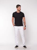 Calça masculina em Sarja 7894 Branca