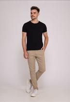 Calça Masculina em Sarja 7898 Bege Escuro