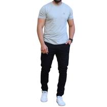 Calça Masculina Esporte Fino Alfaiataria Bolso Faca Sarja