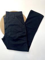 Calça Masculina Esporte Fino Alfaiataria com Bolso Embutido Stylo Preta Ref.1027