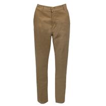Calça Masculina Gangster Plus Size Sarja Reta Caqui
