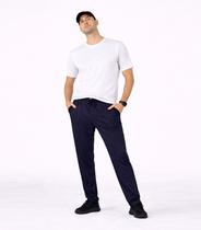 Calça Masculina Helanca Com Bolsos Rota Da Onda Azul Calça Masculina Helanca Com Bolsos Rota Da Onda Azul
