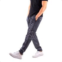 Calça Masculina Helanca Flanelada Bolsos Laterais Inverno Lisa