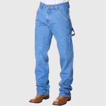 Calça Masculina HNO Jeans Carpinteira Country Reforçada Azul Claro Calça Masculina HNO Jeans Carpinteira Country Reforçada Azul Claro