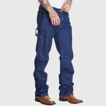 Calça Masculina HNO Jeans Carpinteira Country Reforçada Azul Marinho