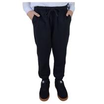 Calça Masculina Infantil KingJoe Moletom Comfort Preta CL10