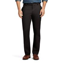 Calça masculina IZOD American Chino Flat Front Slim Fit preta 33 L x 34 L Calça masculina IZOD American Chino Flat Front Slim Fit preta 33 L x 34 L