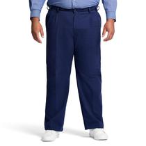 Calça masculina IZOD, grande e alta, elástica, azul marinho, 48 L x 29 L Calça masculina IZOD, grande e alta, elástica, azul marinho, 48 L x 29 L