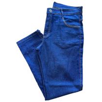 Calça masculina jeans basica slim lisa com lycra elastano envio rapido