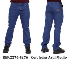 Calça Masculina Jeans Elastano Plus size Tamanhos Grandes Malloy