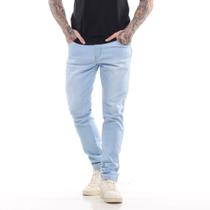 Calça Masculina Jeans Lisa Básica Skinny Slim