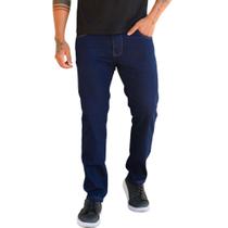 Calça Masculina Jeans Preta Básica E Confortável Tradicional