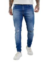 Calça Masculina Jeans Skinny Premium Dialogo - Ref.4154 Calça Masculina Jeans Skinny Premium Dialogo - Ref.4154