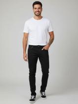 Calça Masculina Jeans Skinny Preto