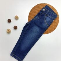 Calça Masculina Jeans Slim Ajuste Interno MANIA KIDS Tamanho:1Cor:Jeans Calça Masculina Jeans Slim Ajuste Interno MANIA KIDS Tamanho:1Cor:Jeans
