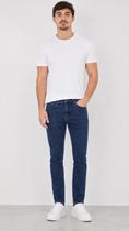 Calça Masculina Jeans Slim Escura Elastano Lycra Elastano Tamanho:42 Calça Masculina Jeans Slim Escura Elastano Lycra Elastano Tamanho:42