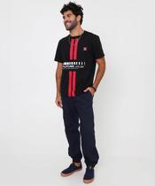 Calça Masculina Jogger Cargo Sarja Azul-81015 Calça Masculina Jogger Cargo Sarja Azul-81015