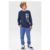 Calça Masculina Jogger JOHNNY FOX Cor:MarinhoTamanho:14 Calça Masculina Jogger JOHNNY FOX Cor:MarinhoTamanho:14