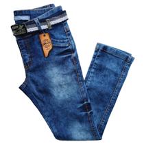 calça masculina juvenil jeans modelo jogger infantil .