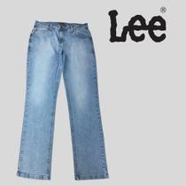 Calça Masculina Lee Jeans Delavê Daren Regular Fit Cintura Média Perna Reta Ref: 2046L