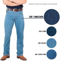 Calça Masculina Modelo Country Jeans Desing Basico 50 Ao 56