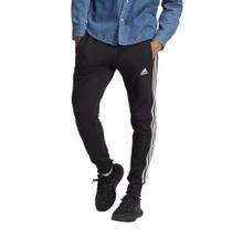 Calça masculina moletom adidas jogger essentials 3 punho