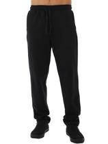 Calça Masculina Moletom Anistia com Bolsos e Punho Preta