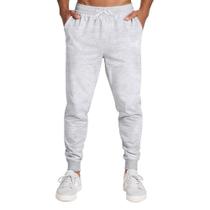 Calça Masculina Moletom Flanelada Slim Bolsos Cordão Algodão