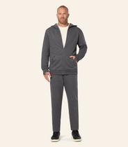 Calça Masculina Moletom Peluciado Diametro Cinza