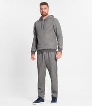 Calça Masculina Moletom Peluciado Diametro Cinza