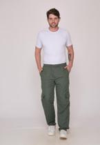 Calça Masculina Nylon Verde Musgo 7931 F075 Calça Masculina Nylon Verde Musgo 7931 F075