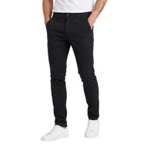Calça Masculina Ouzzare Sarja Slim Fit Preta - ZZ70577
