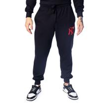 Calça Masculina Over Surf Moletom Preto